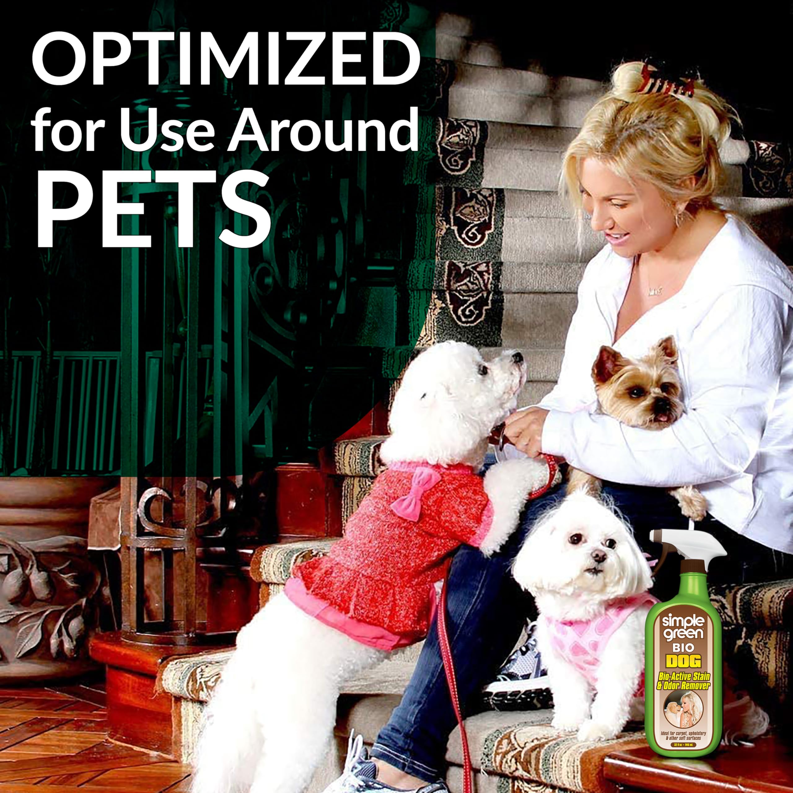 Bio Active Stain & Odor Remover for Pet & Carpet- Pet & People Safe - 32oz Spray - Image 8