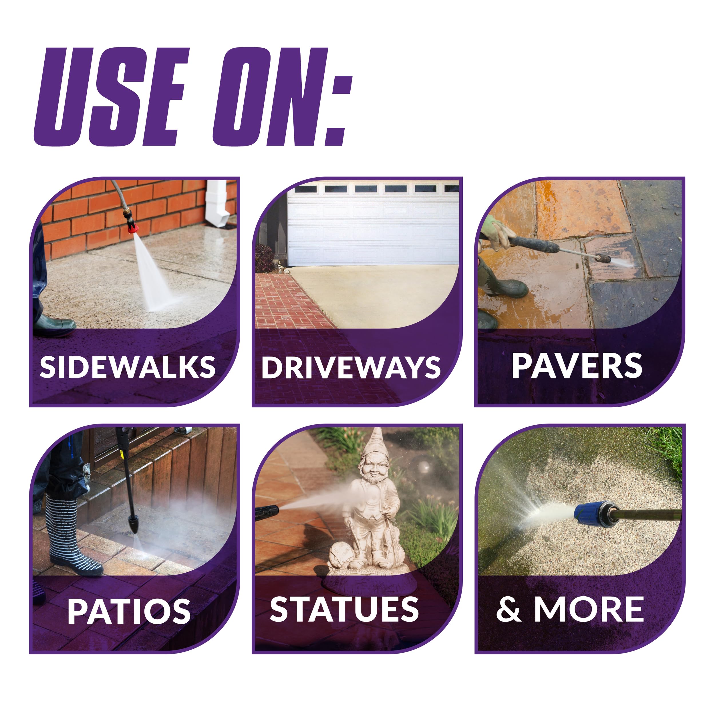 Simple Green Oxy Solve Concrete and Driveway Pressure Washer Cleaner, Purple, Unscented, 128 Fl.Oz - Image 6