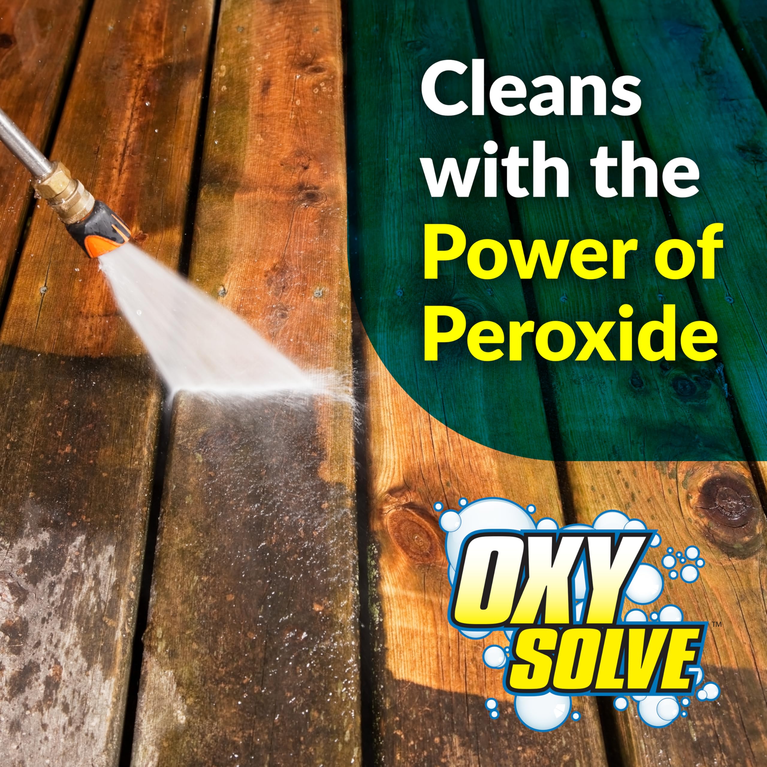 Simple Green Oxy Solve Deck and Fence Pressure Washer Cleaner, Colorless to Pale Straw, Unscented, 128 Fl Oz (Packaging May Vary) - Image 3